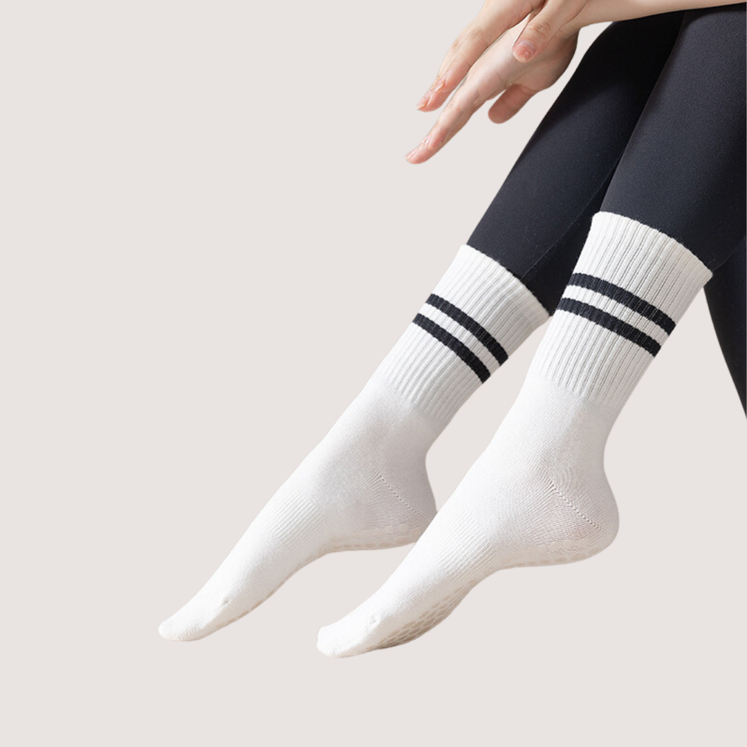 White Non-Slip Socks