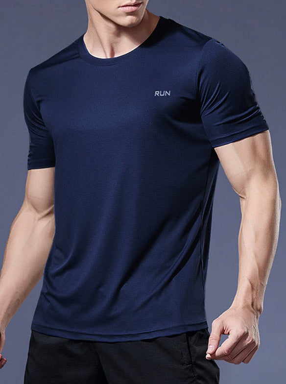 Blue Men  Quick Dry T-Shirt