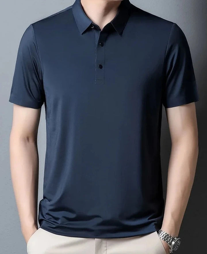 Quick Dry Blue Golf Polo Shirt