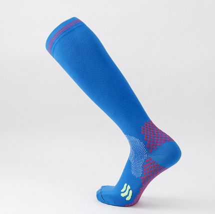 Blue Knee High Compression Socks