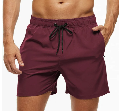 Burgundy Bathing Shorts