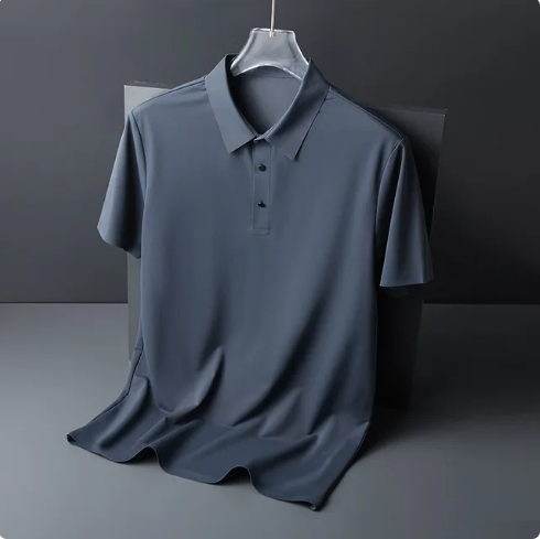 Quick Dry Dark Grey Golf Polo Shirt