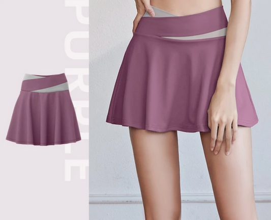 Bicolor Padel/Tennis Purple Skirt