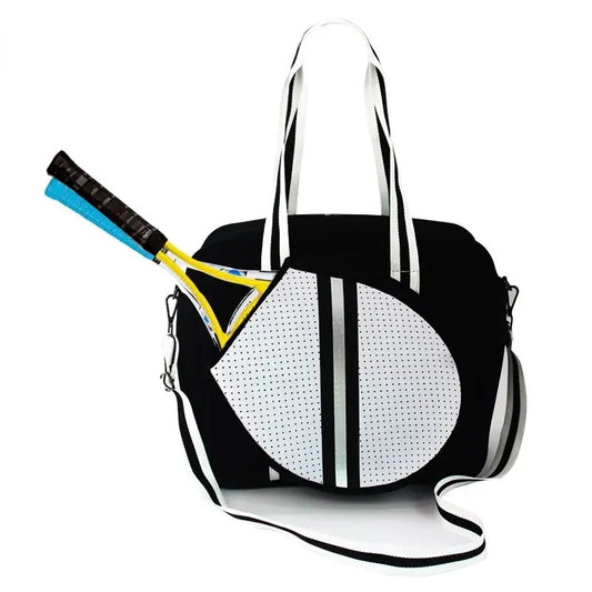 Black and White Tenis Bag